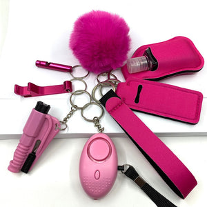 Ruby Pink Keychain